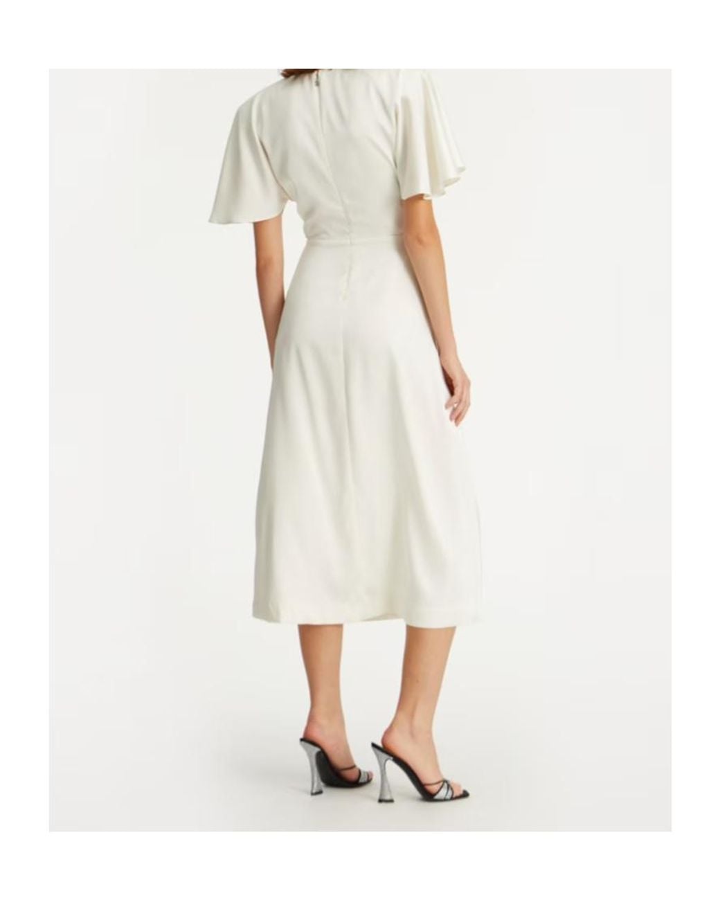 ROTATE BIRGER CHRISTENSEN White Verilly Tea Dress