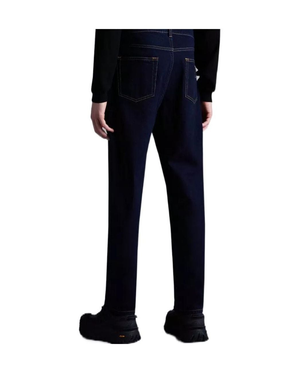 Moncler Blue Slim Fit Jeans for men