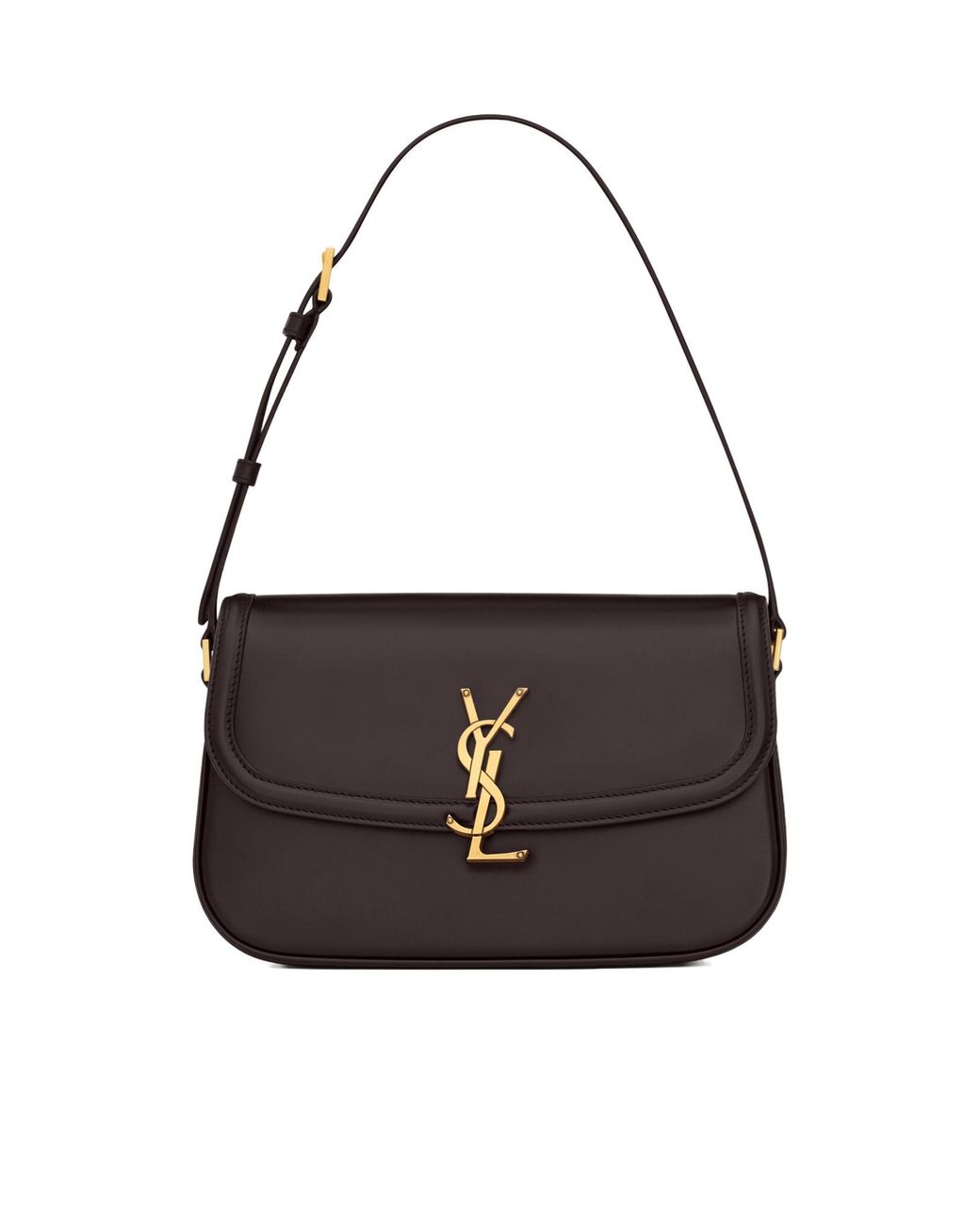 Saint Laurent Black Solferino Medium Shoulder Bag