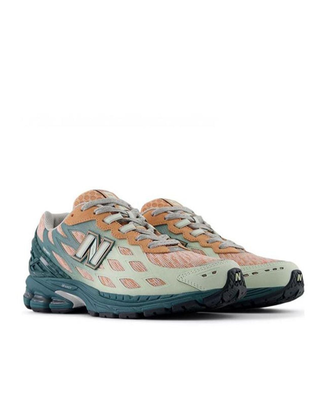New Balance Green 1906 Lace-Up Sneakers for men