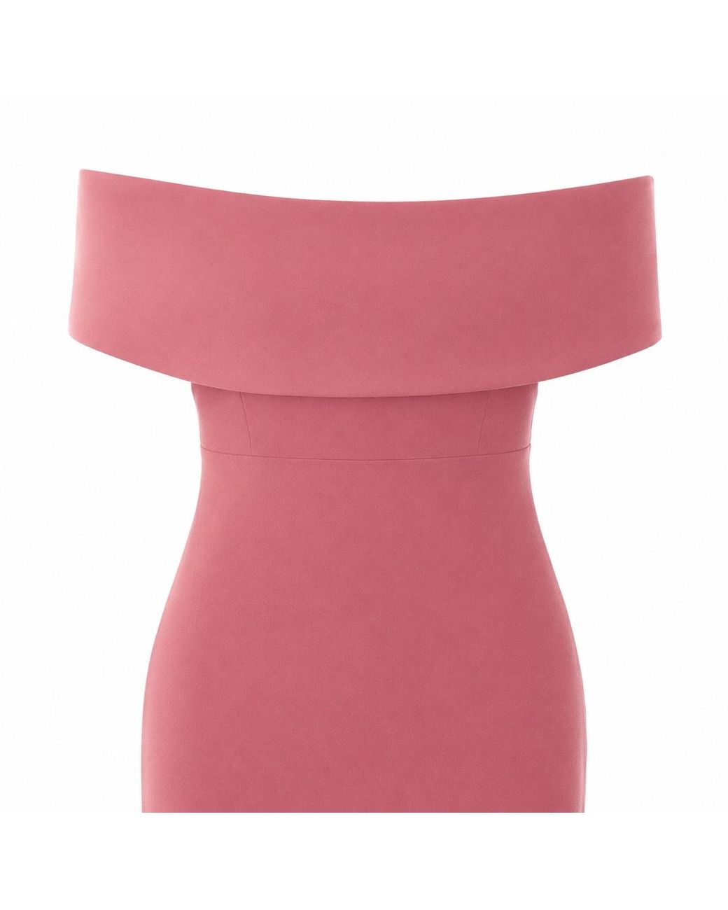 Solace London Pink Adele Off-Shoulder Maxi Dress