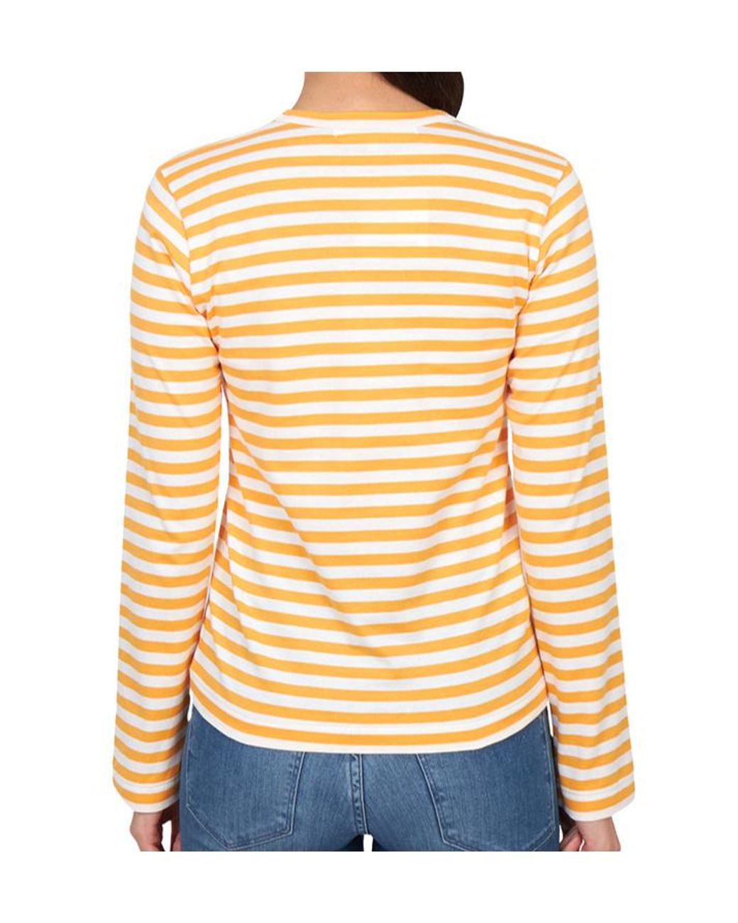 Comme des Garçons Yellow Long-Sleeved T-Shirt