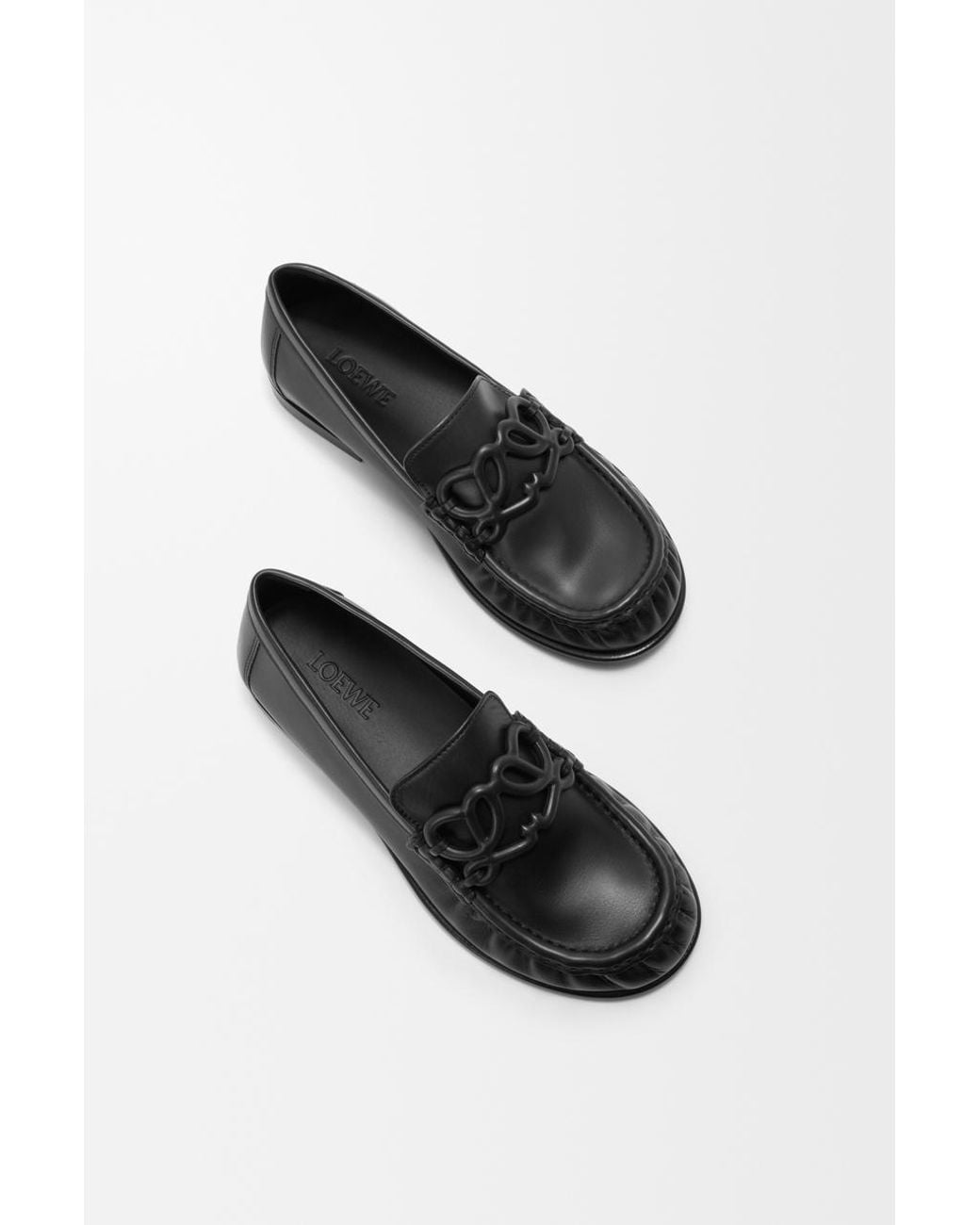 Loewe Black Double L Loafer