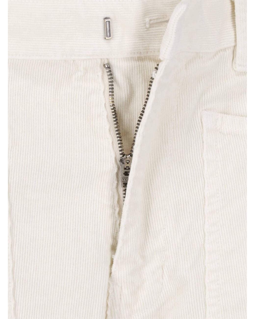 Nili Lotan White Tapered Utility Pants