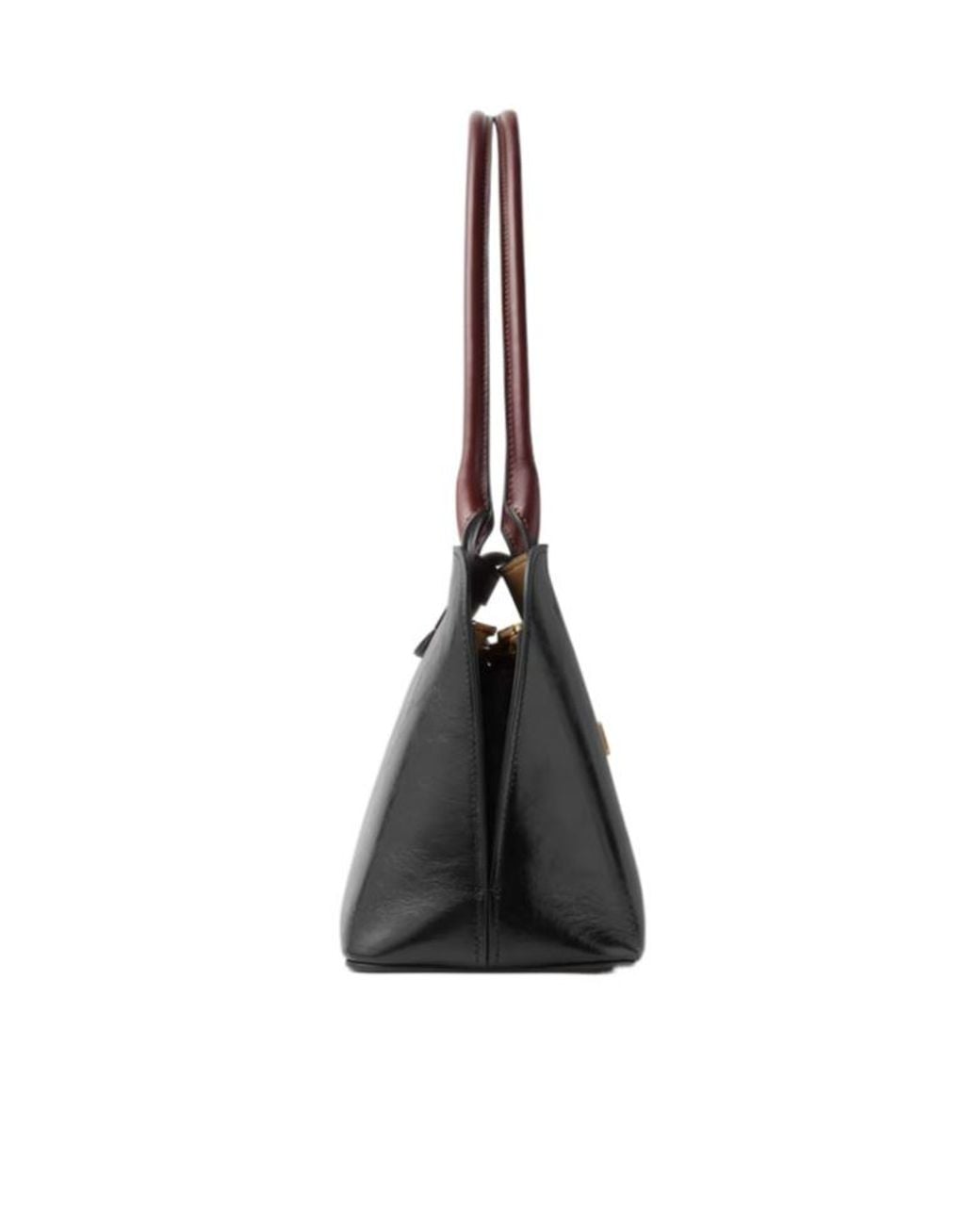 Versace Black Vivian Leather East/West Shoulder Bag