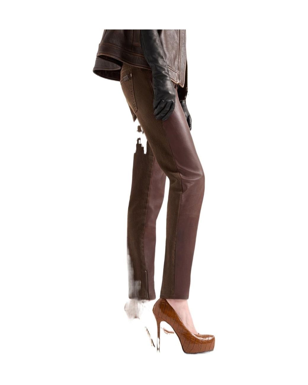 7 For All Mankind Brown Jeans