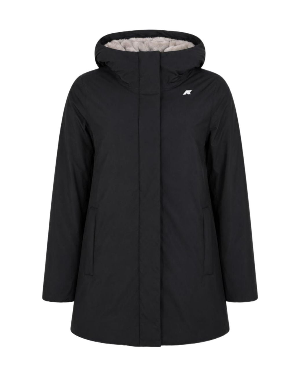 K-Way Black Sophie Twill Soft Jacket