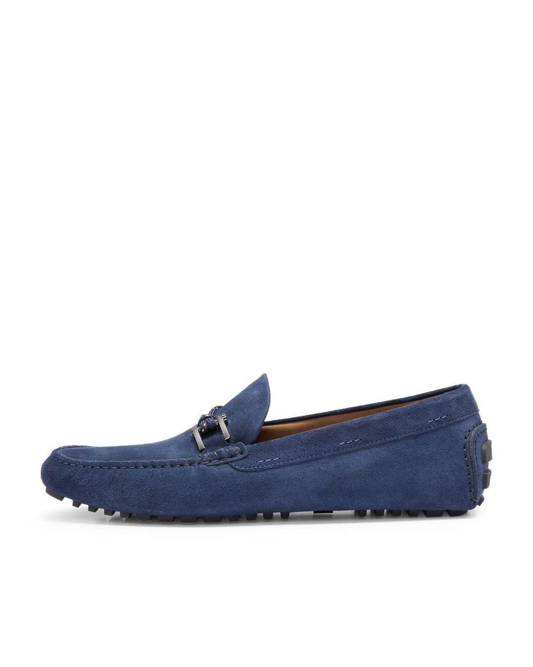 Boss Blue Driver Moccasin Shoes for men