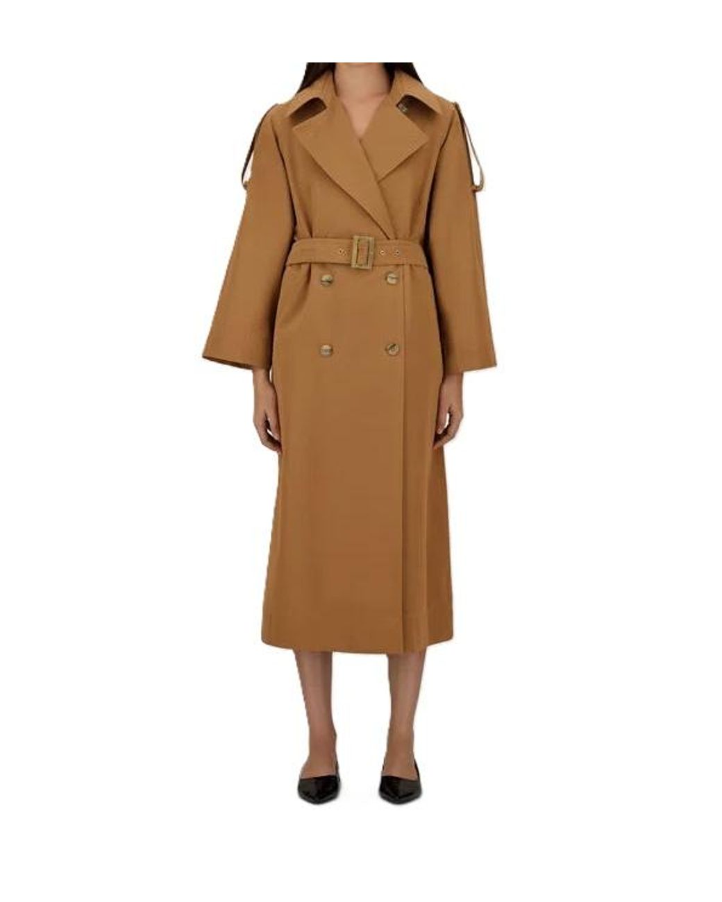 Herno Brown Belted Trench Coat