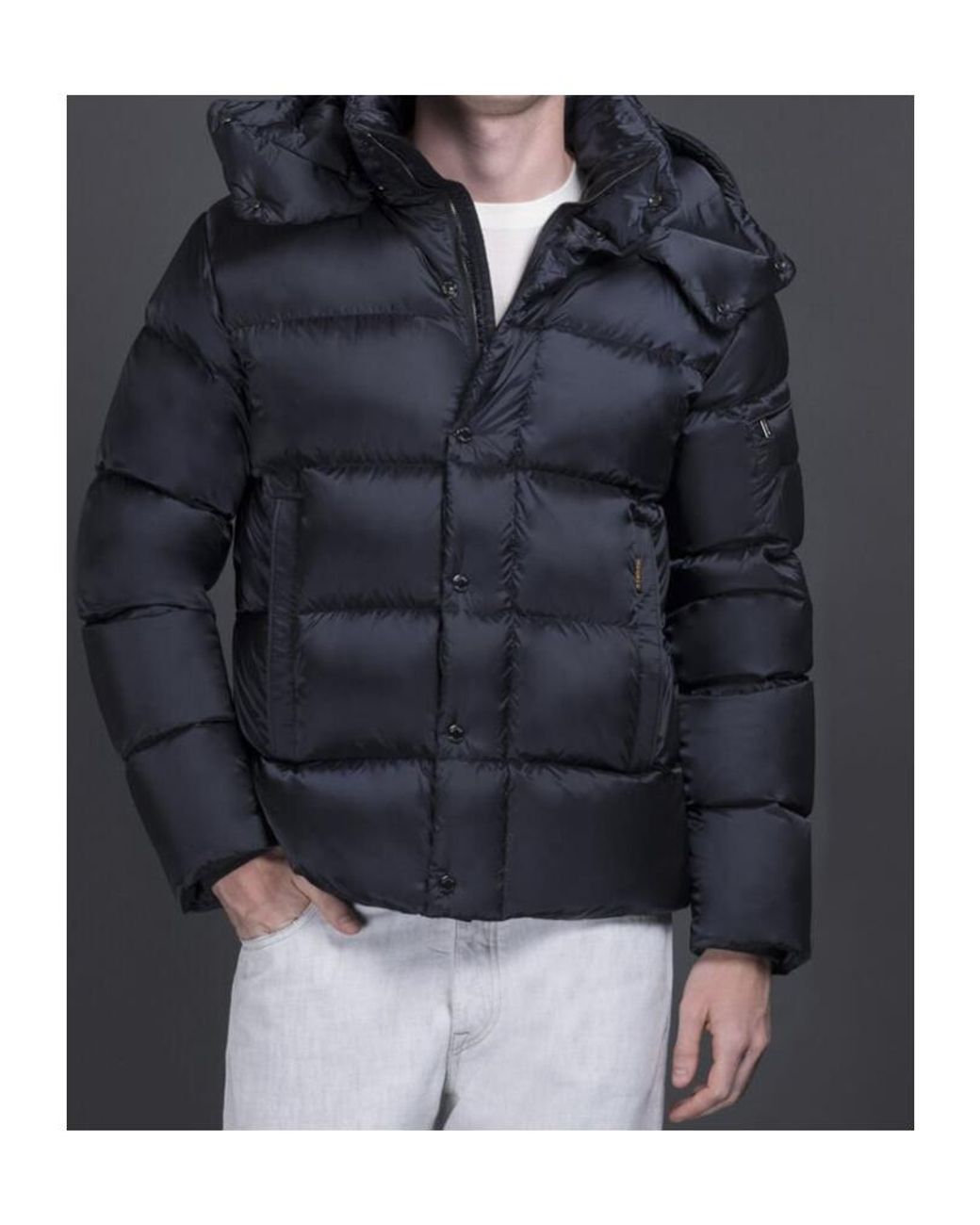 Moorer Blue Nadir-Sh Bomber Jacket for men