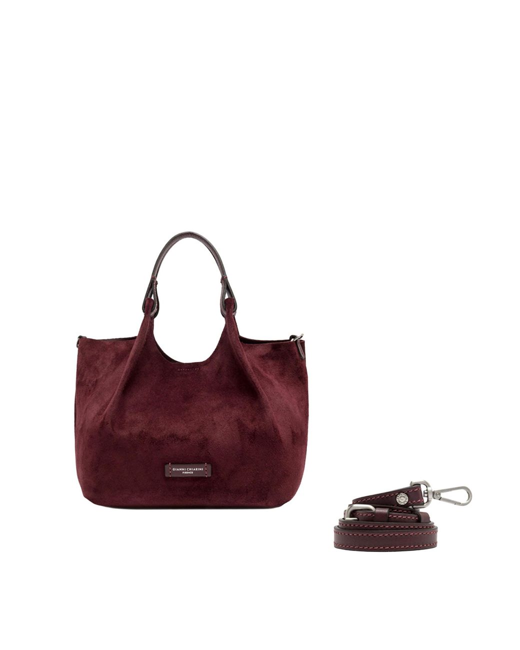 Gianni Chiarini Red Soft Tote Bag