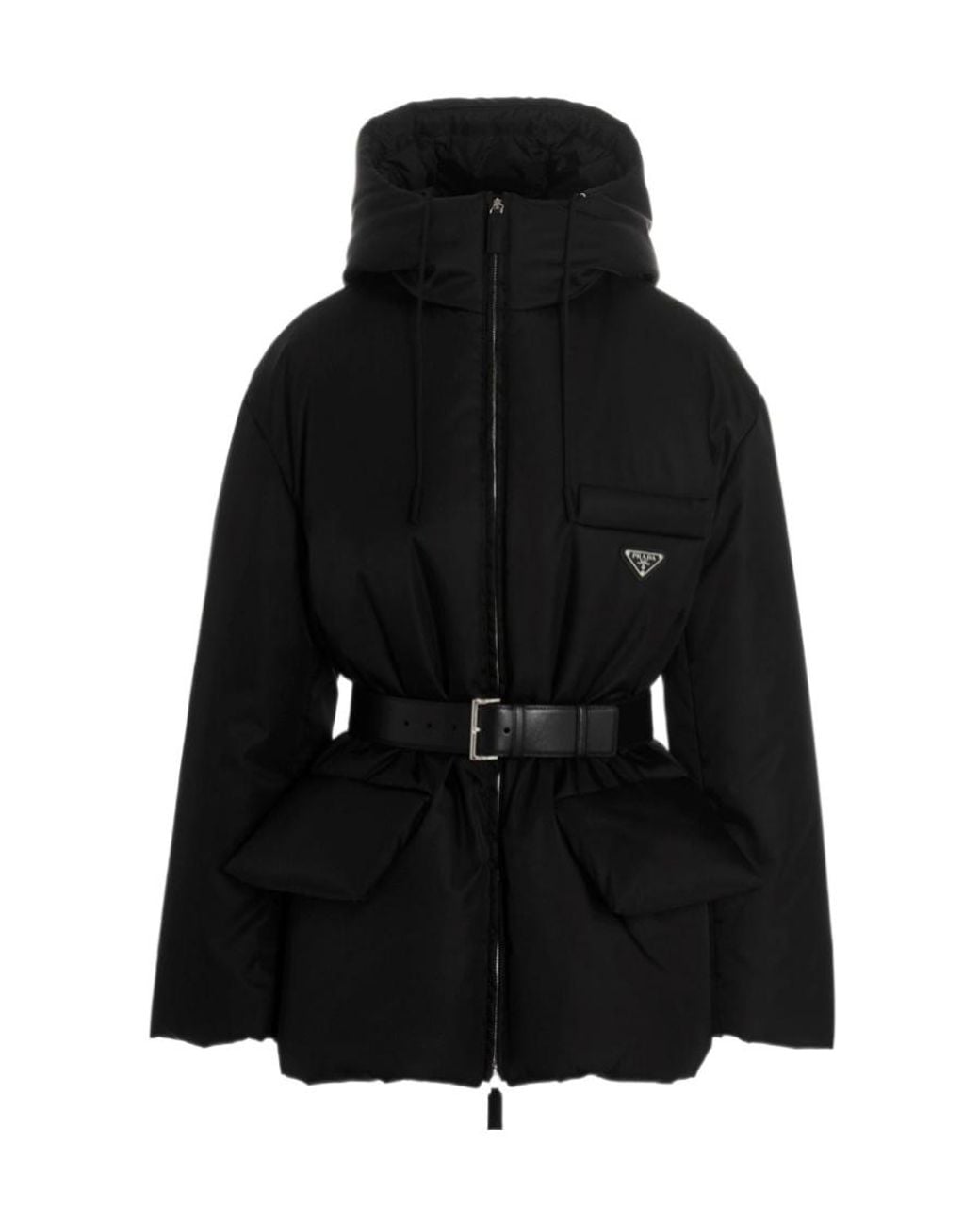 Prada Black Logo Down Jacket