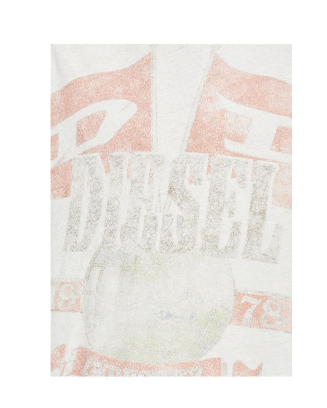 DIESEL White T-Shirt T-Normes-Hmbp for men