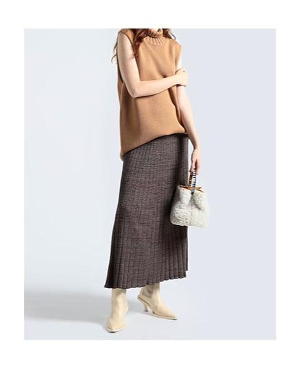 Tory Burch Brown Midi Skirts