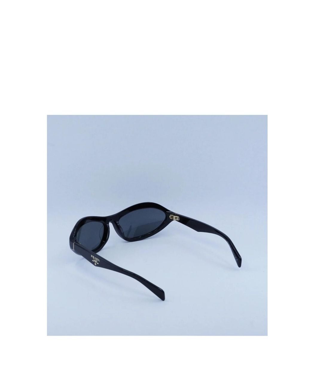 Prada White Eyewear Cat-Eye Sunglasses