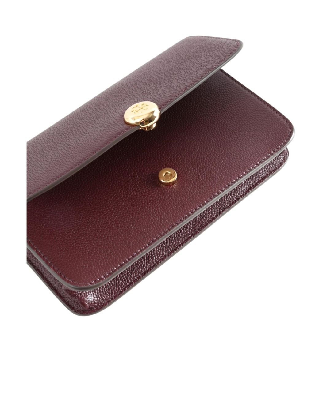 Tory Burch Purple Romy Flap Crossbody