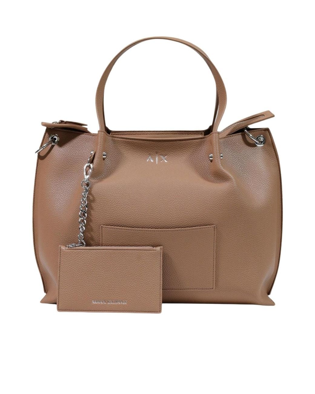 ARMANI EXCHANGE Brown Top-Handle Shoulder Bag