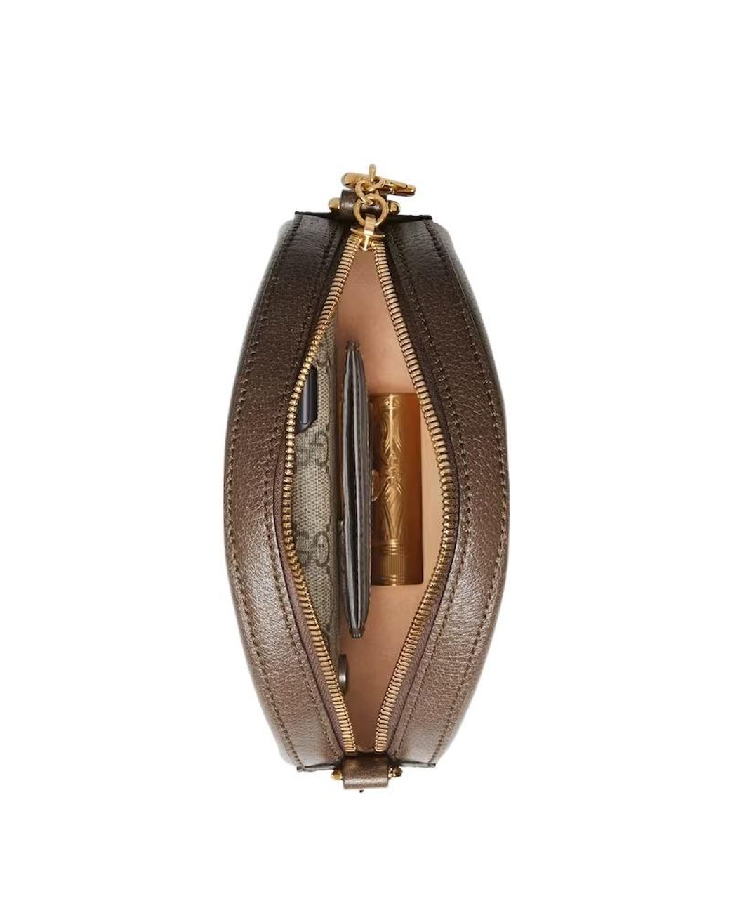 Gucci Brown Ophidia Gg Supreme Mini Shoulder Bag