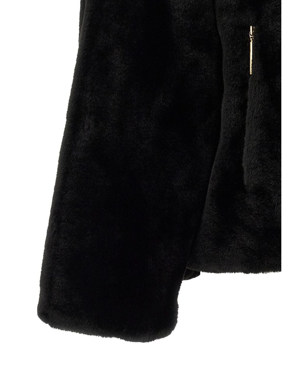 Tatras Black Yumola Faux Fur Hooded Jacket