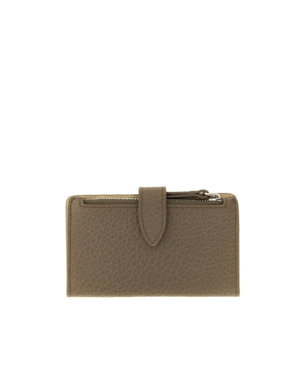 Maison Margiela Brown Four Stitches Compact Wallet for men