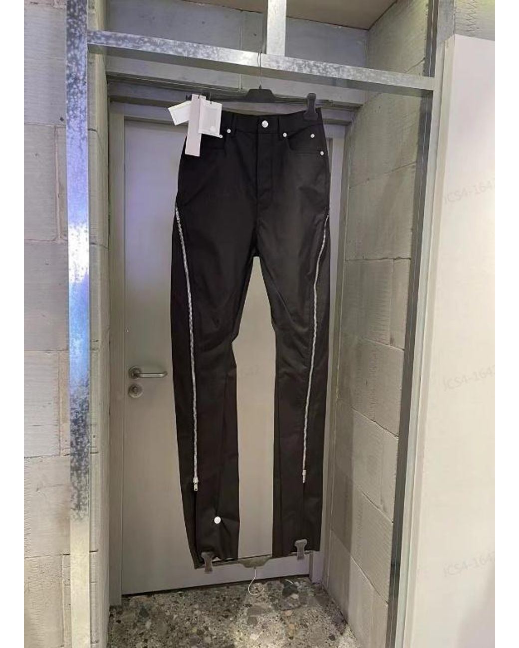 Rick Owens Black Bolan Banana Flared Trousers for men