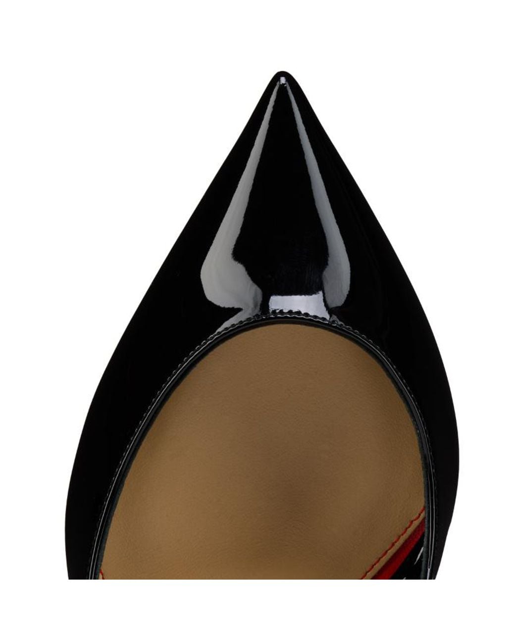 Christian Louboutin Black Pointed-Toe High Heels