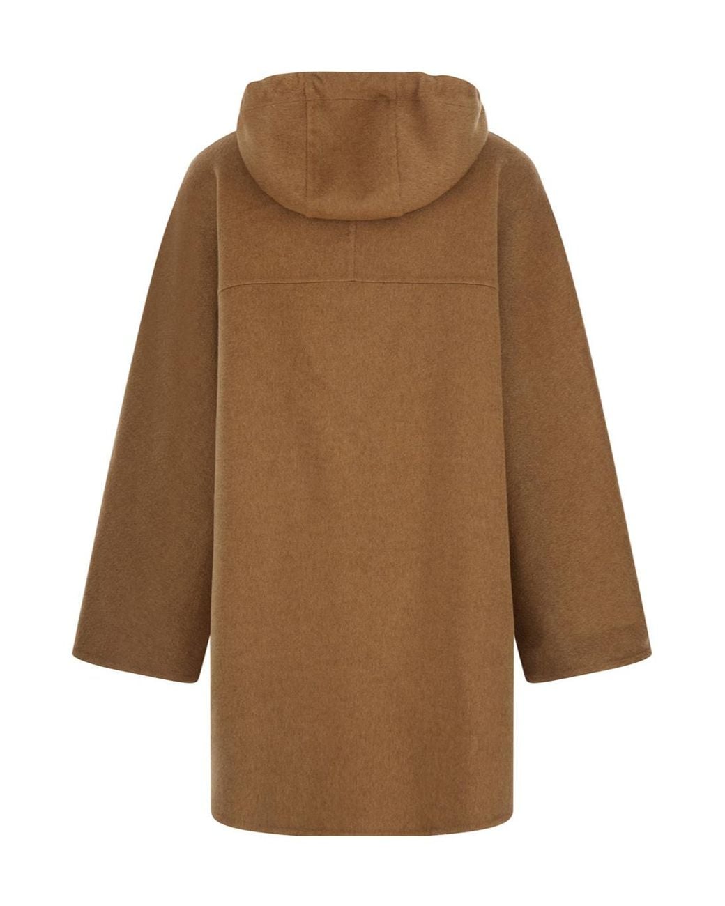 Fabiana Filippi Brown Hooded Zip-Front Coat