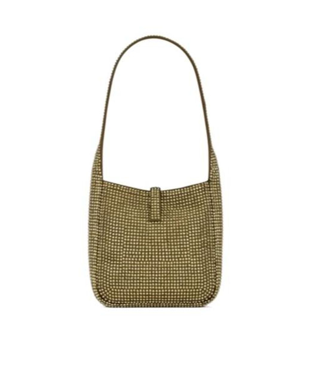 Saint Laurent Metallic Le 5 À 7 Embellished Shoulder Bag