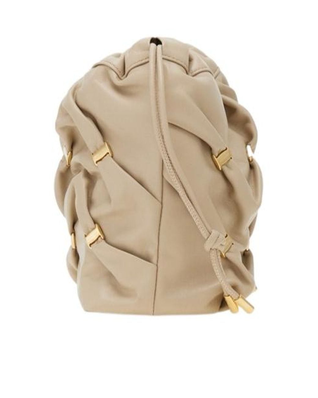 Ferragamo Natural Ferragamo Mini Bucket Bag
