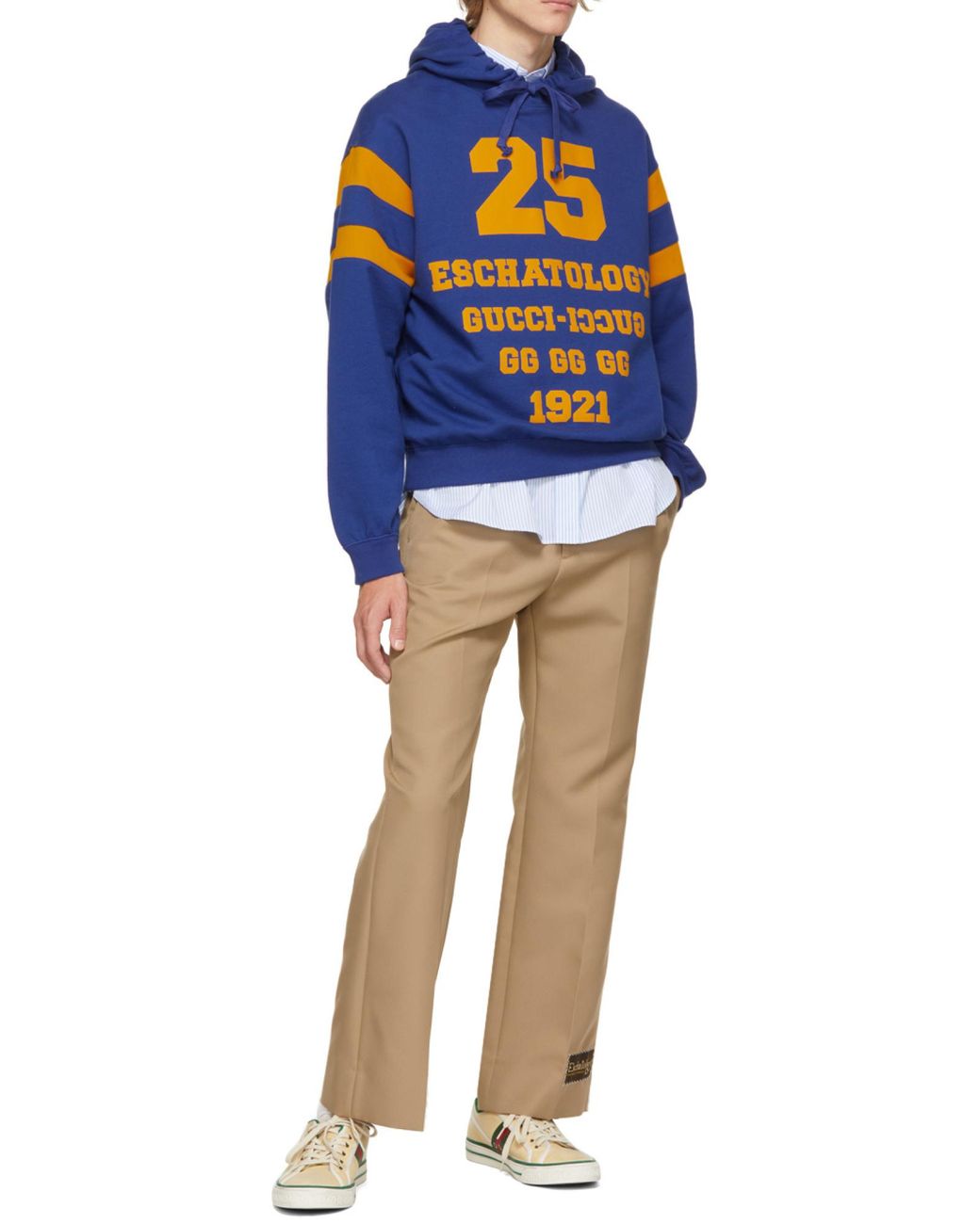 Gucci Sweaters Blue for men