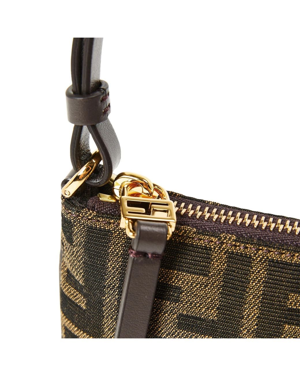 Fendi Multicolor Letter Print Shoulder Bag