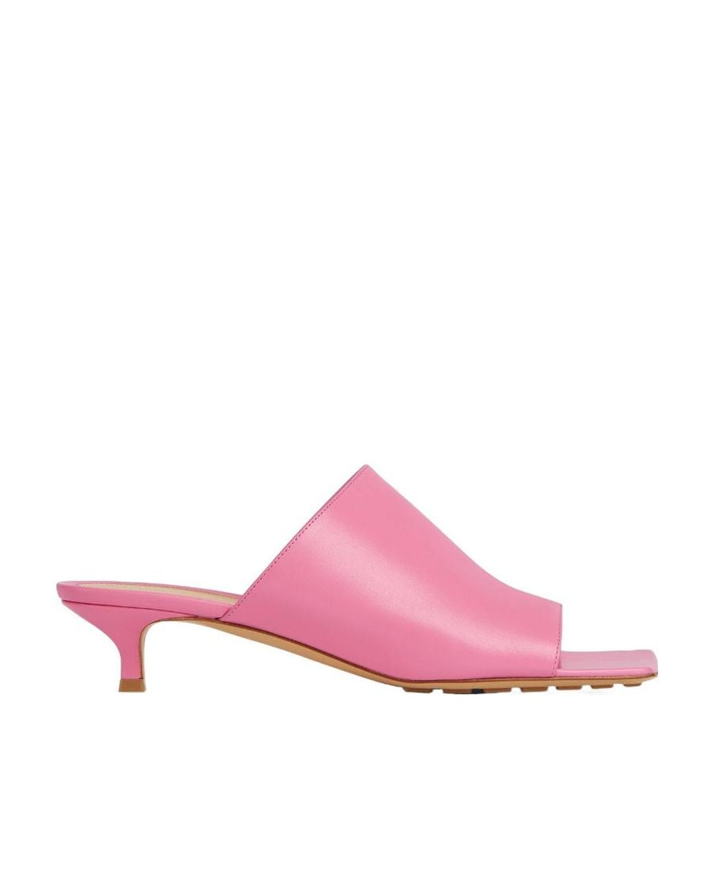 Bottega Veneta Purple Square-Toe High-Heel Sandals