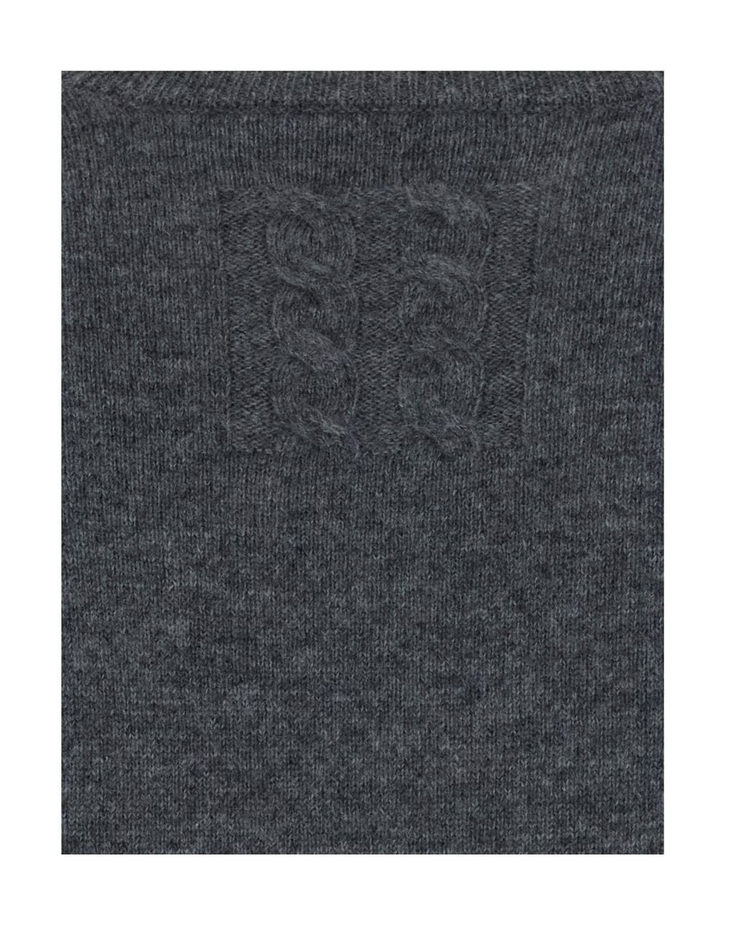 Semicouture Black Round-Neck Dress