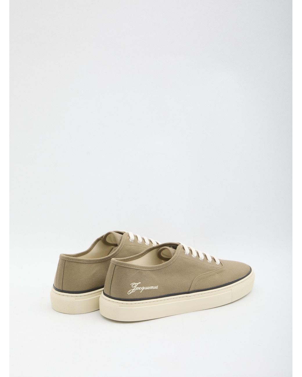 Jacquemus White Les Fefe Low-Top Sneakers for men
