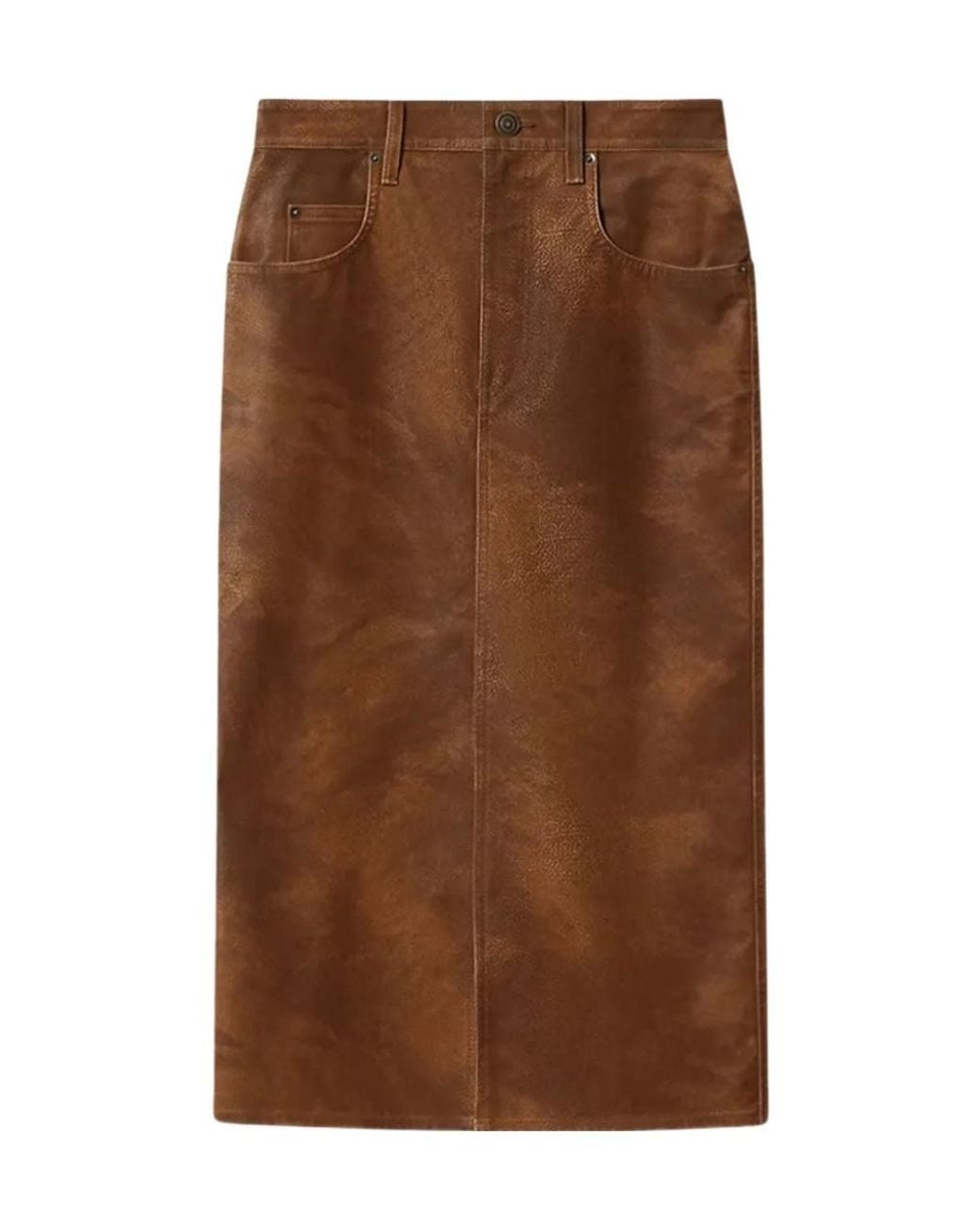 Isabel Marant Brown Pleated Skirt