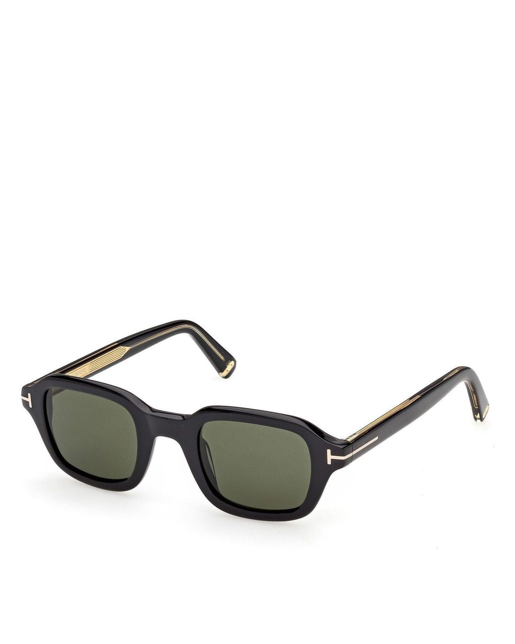 Tom Ford Green Thick-Rimmed Square Sunglasses for men