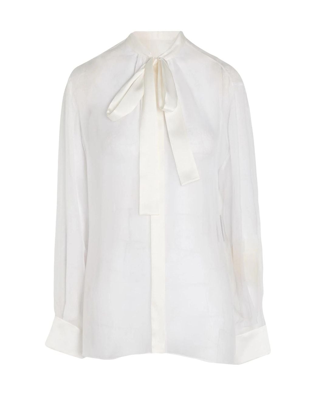 Dolce & Gabbana White Long Sleeves Shirt