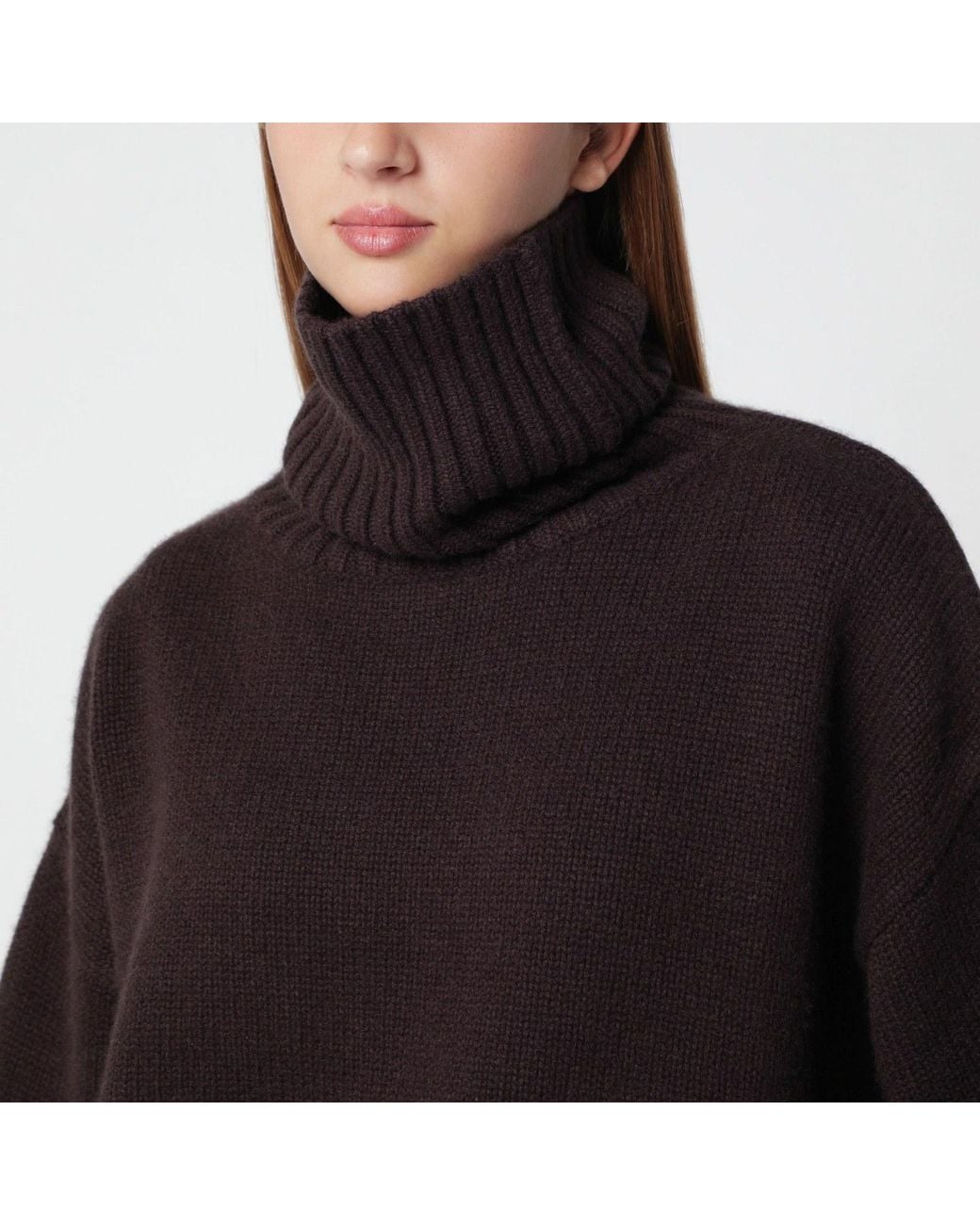 Extreme Cashmere Black Turtleneck Sweater