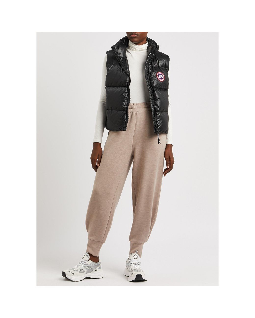 Canada Goose Black Stand-Collar Down Vest
