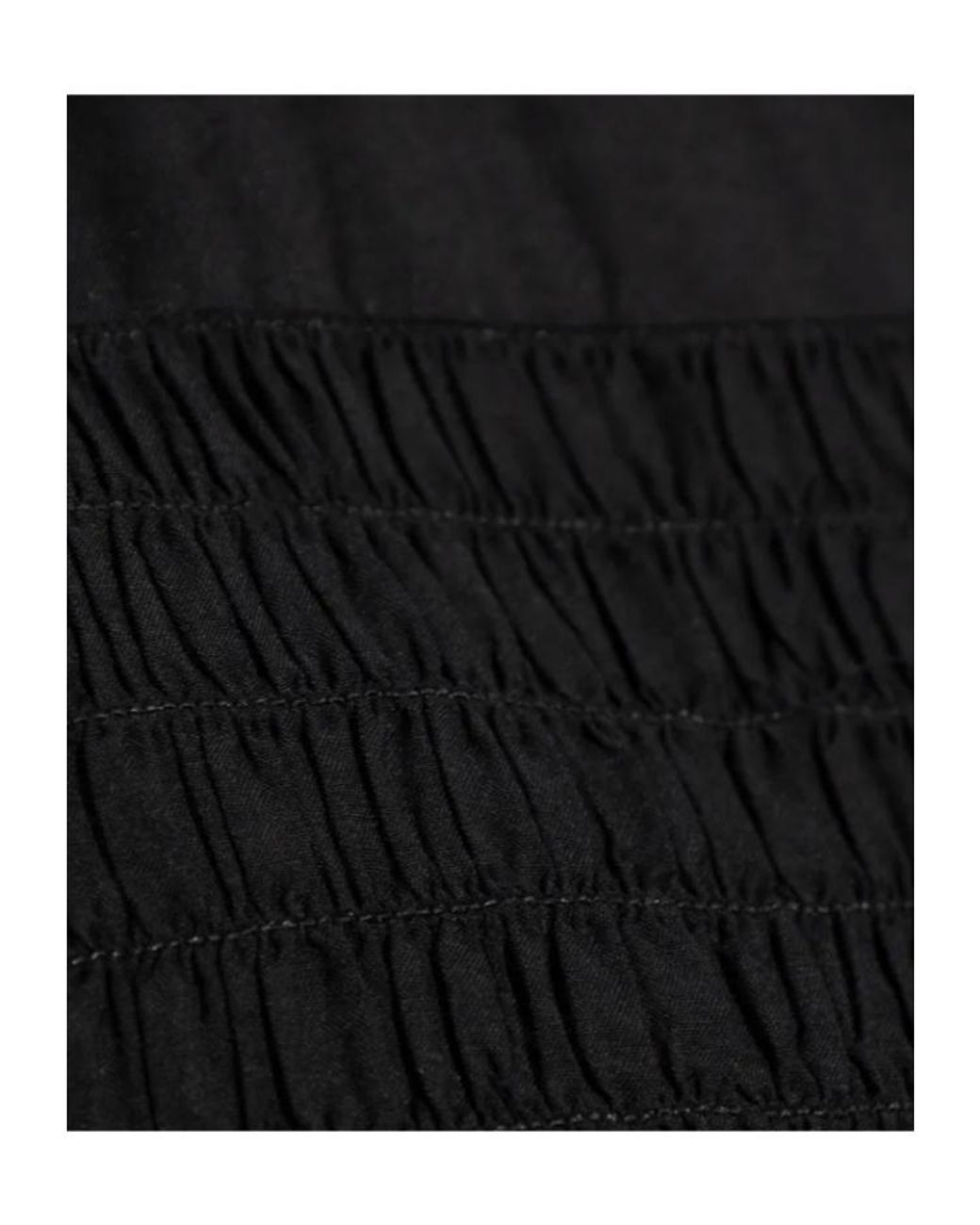 AllSaints Black Chia Smocked Mini Dress