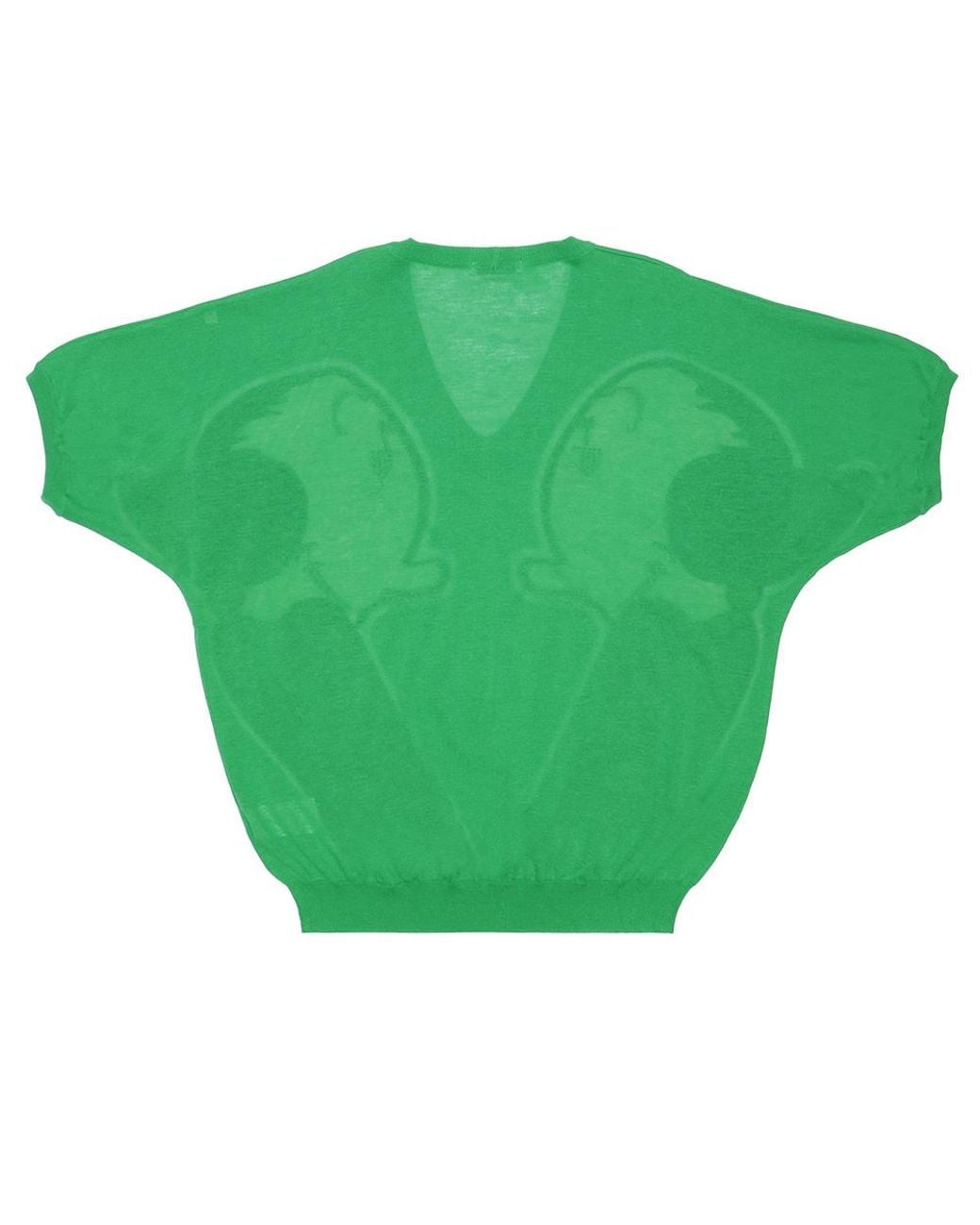 Iceberg Green Printed Pattern Pullover