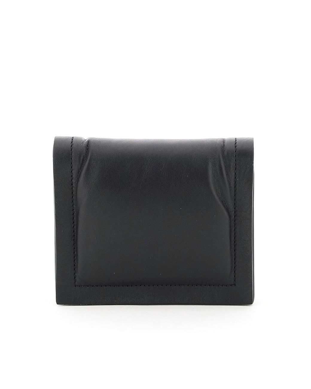 Ferragamo Black Bow-Detail Leather Wallet
