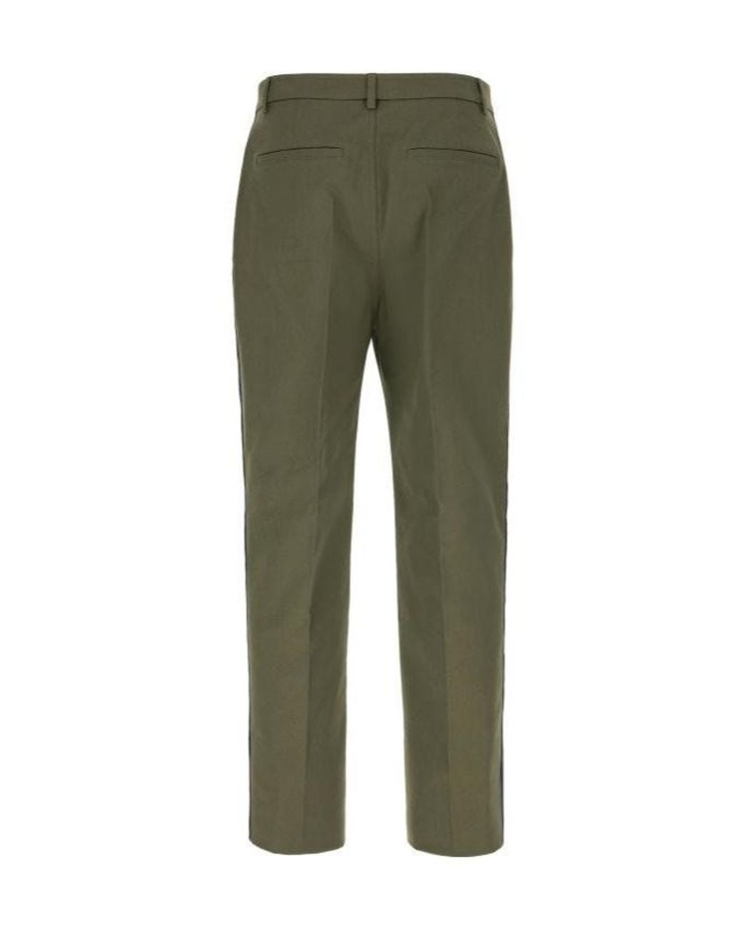 Valentino Green Side-Stripe Trousers for men