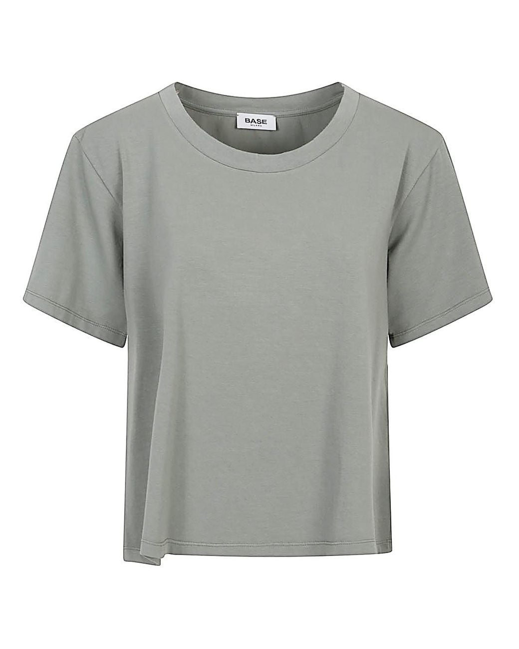 Baserange Gray Crew Neck T-Shirt