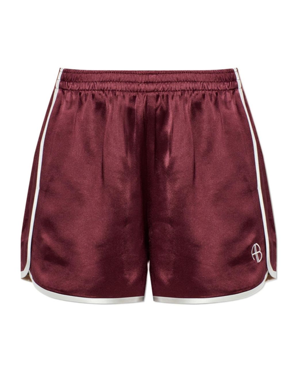 Anine Bing Red Eva Shorts