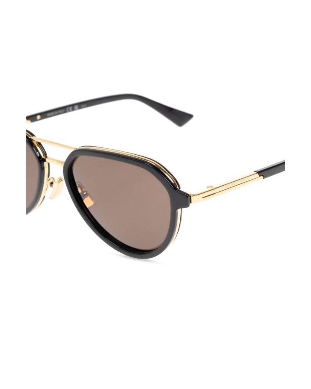 Bottega Veneta Natural Full Frame Sunglasses