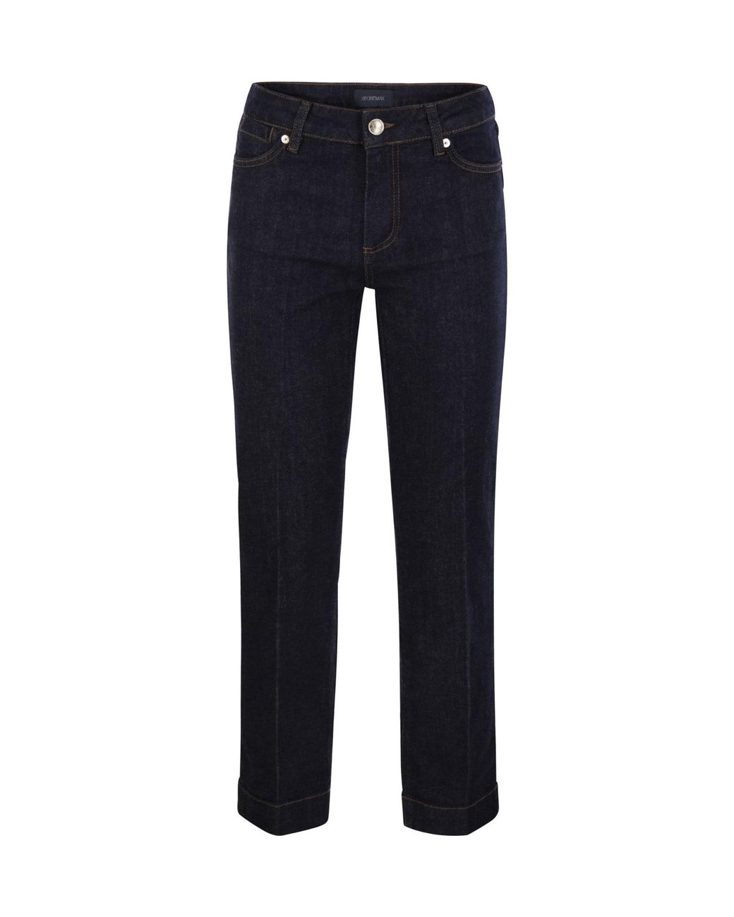 【送料&関税込】SportMax Logo Patch Low Waist Jeans SportMax Logo Patch Low Waist Jeans | italist