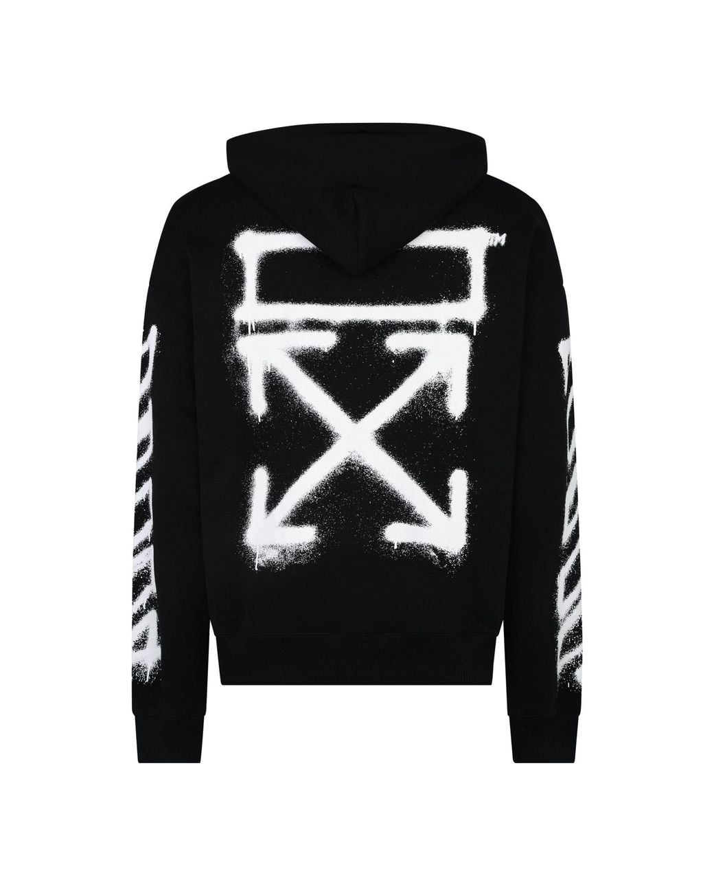 Off-White c/o Virgil Abloh Black Simple And Casual Hoodie for men