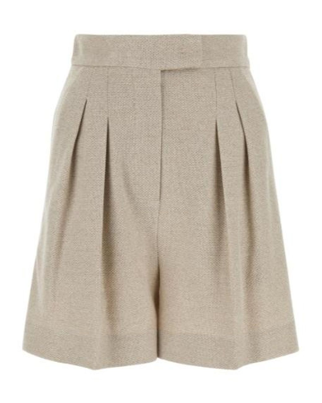 Max Mara Natural Straight Shorts