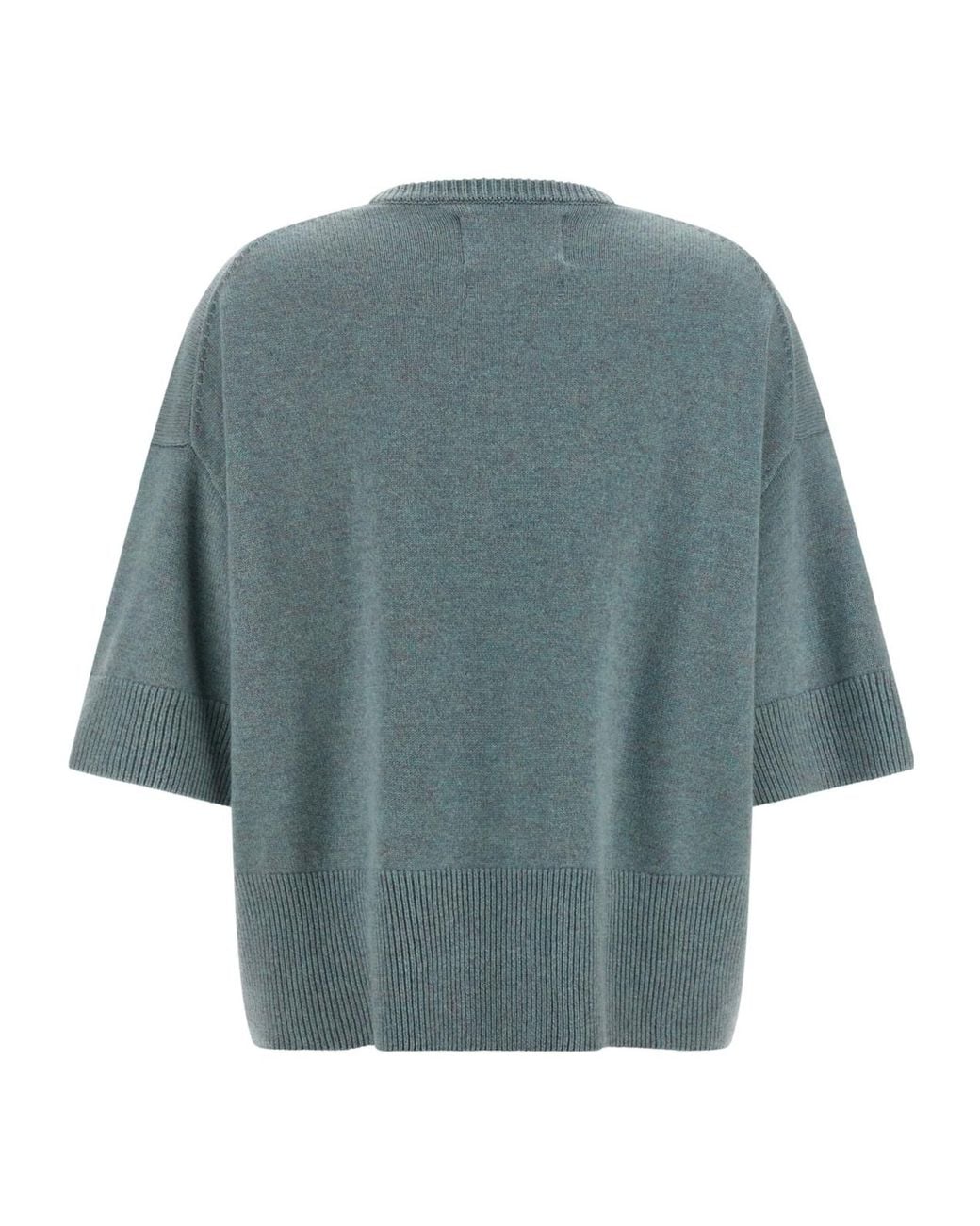 Extreme Cashmere Blue Sassie Boxy Knitted Sweater